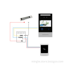 Doorphone Video Camera Video Intercom System With Magnetic